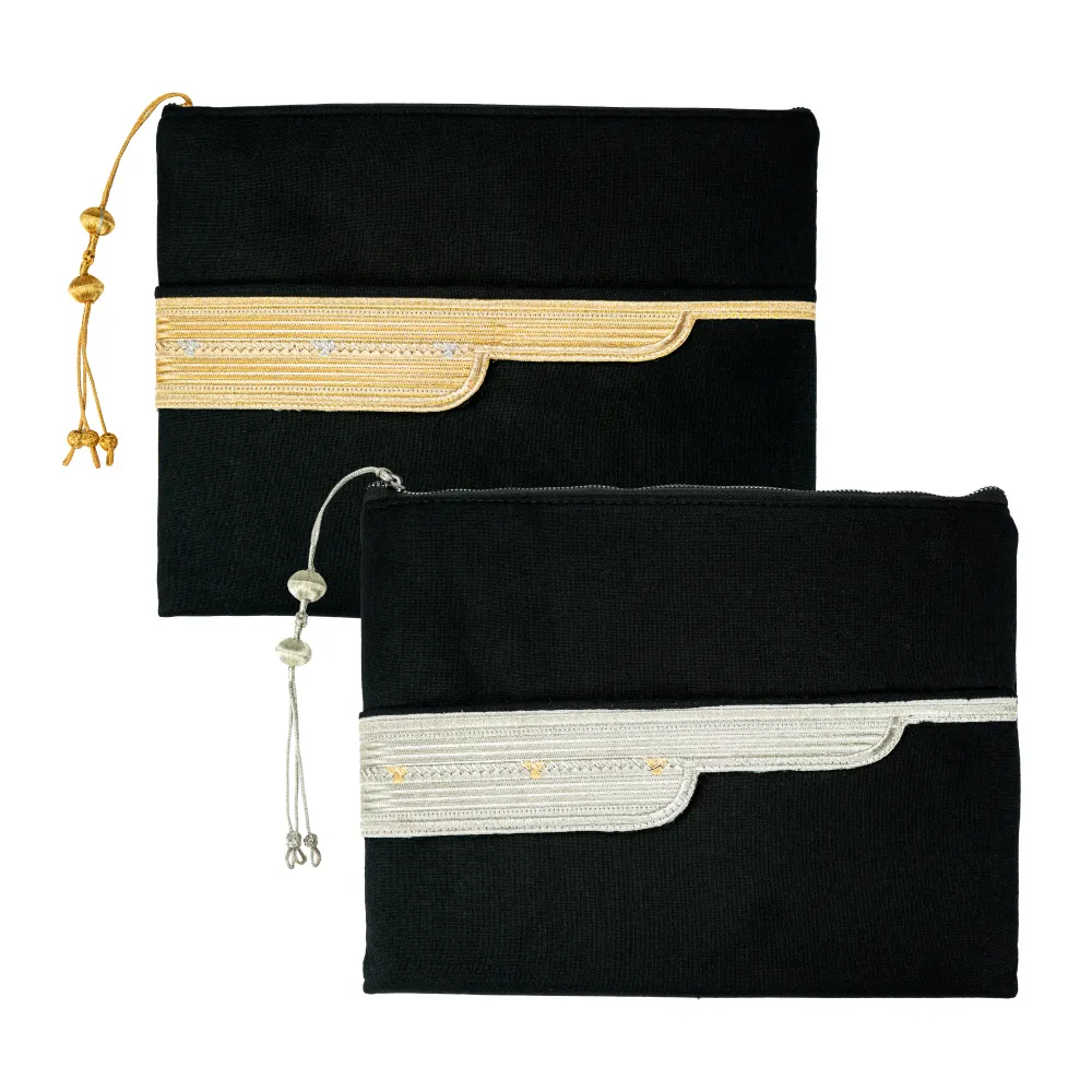 Laptop Sleeve Zipper Pouch with Tassel (Arabic Bisht Embroidery)