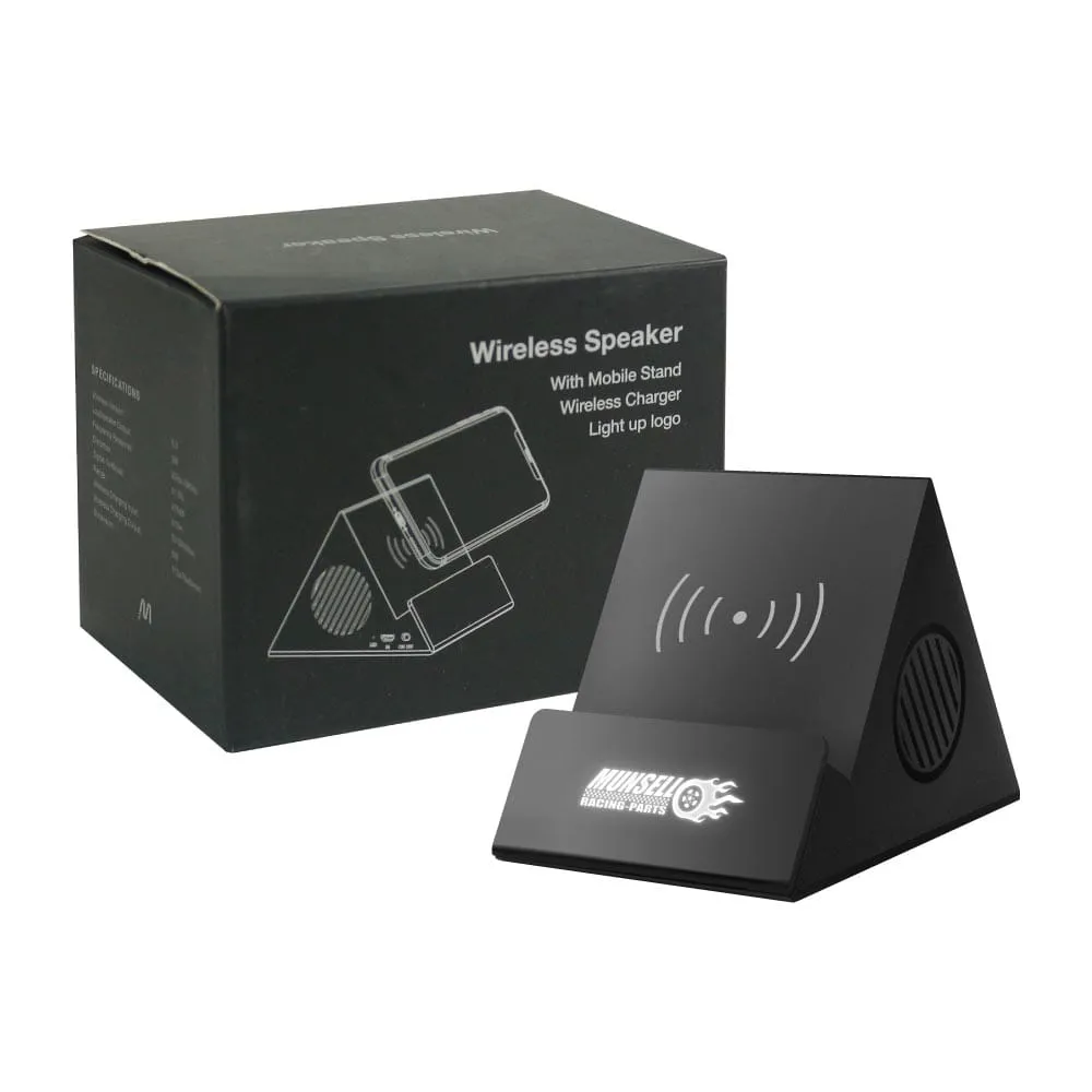 Portable Bluetooth Speakers (Light‑Up Logo, Hands‑Free Call)