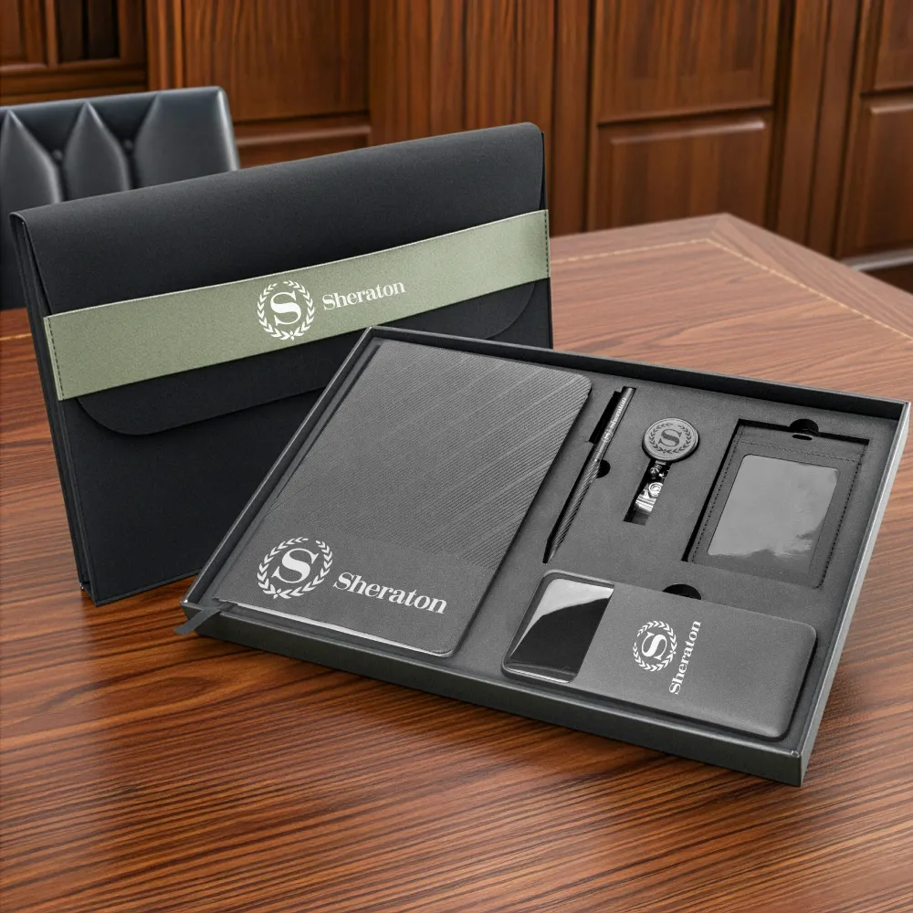 Premium Office Gift Set in Black Sleeve Pouch Ideal for Corporate Gifting