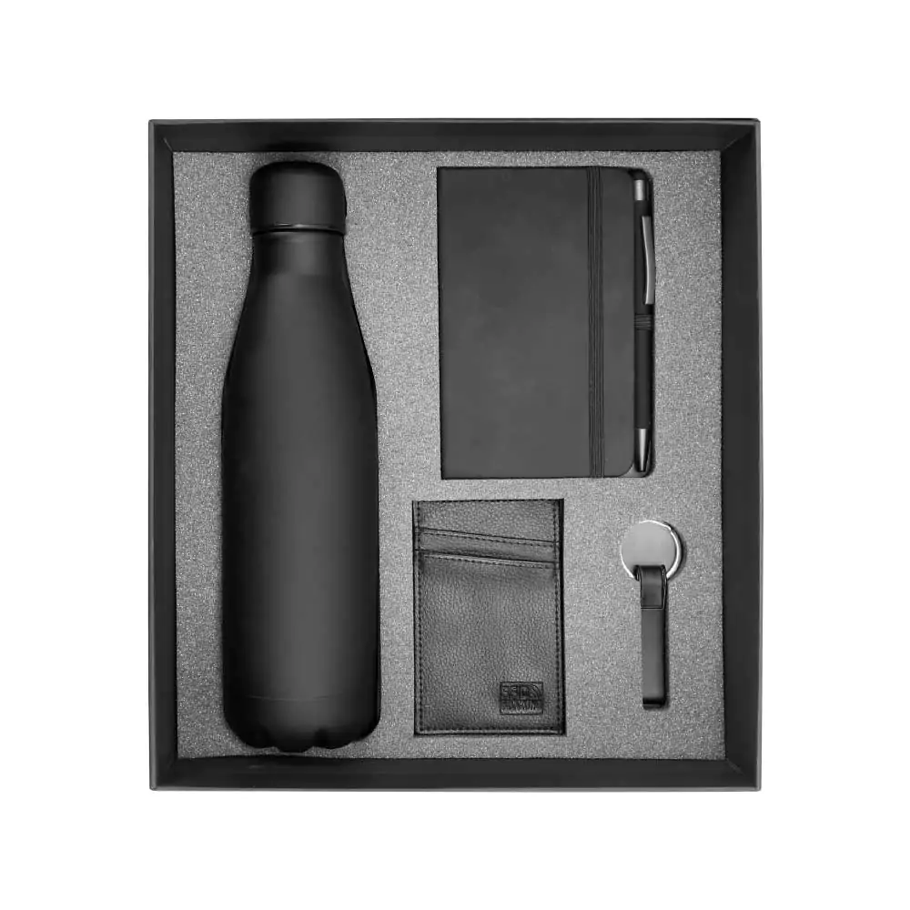 Promotional Gift Sets in Black Cardboard Gift Box GS-029