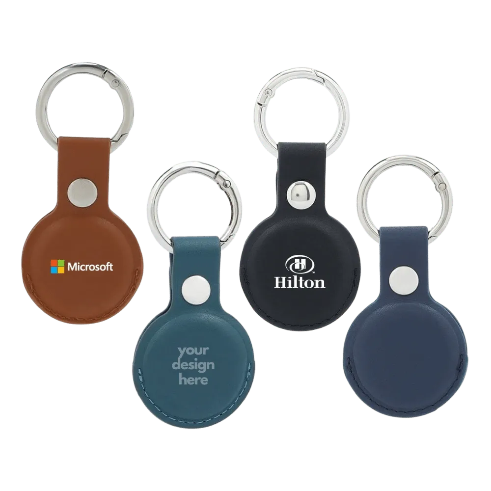Smart Anti‑Loss Tracker with PU Keychain